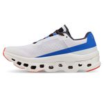 Tênis On Running Cloudmonster Feminino Branco / Azul