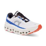 Tênis On Running Cloudmonster Feminino Branco / Azul