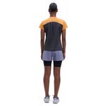 T-shirt Performance On Running Performance Feminina Laranja / Preto