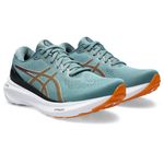 Tênis Azul Claro com Laranja Asics Gel Kayano 30 Masculino