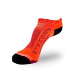 Meia Sem Cano Steigen Zero Orange Unissex