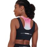 Top Authen Signature Power Feminino Preto/Rosa