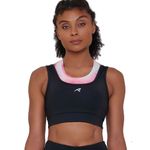 Top Authen Signature Power Feminino Preto/Rosa