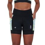 Bermuda Compressão Authen Grit Relâmpago Street 15 Feminina