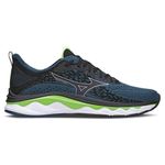 Tênis Mizuno Wave Fujin Masculino Azul / Verde