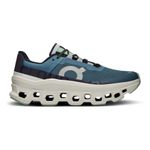 Tênis On Running Cloudmonster Feminino Azul/Branco