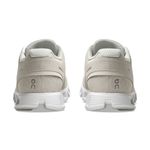 Tênis On Running Cloud 5 Feminino Bege e Branco