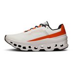 Tênis On Running Cloudmonster Feminino Branco/Laranja