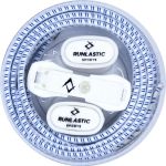 Cadarço Elástico Runlastic Branco e Azul Unissex