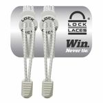 Cadarço Elástico Lock Laces Branco 