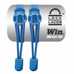 Cadarço Elástico Lock Laces Azul Unissex