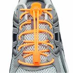Cadarço Elástico Lock Laces Laranja Unissex