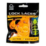 Cadarço Elástico Lock Laces Laranja Unissex
