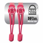 Cadarço Elástica Lock Laces Rosa Unissex
