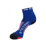 Meia Cano Curto Steigen 1/2 Midnight Blue Unissex