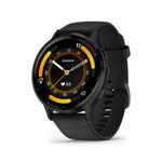 Monitor Cardíaco Preto Garmin GPS Venu 3 Unissex
