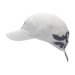 Boné Compressport Pro Racing Branco com Detalhes Pretos