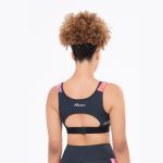 Top Authen Grit Relampago Gear Feminino Rosa e Laranja