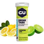Repositor eletrolítico Gu Energy Tabs sabor Limão tubo com 12 pastilhas