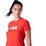 T-shirt Performance Fila Pro 2 Feminina Vermelho