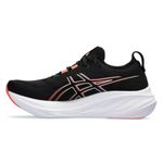 Tênis Preto com Rosa Masculino Asics Gel Nimbus 26