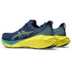 Tênis Asics Novablast 4 Masculino Azul/Amarelo
