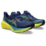 Tênis Asics Novablast 4 Masculino Azul/Amarelo