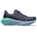 Tênis Asics Novablast 4 Feminino Azul/Verde