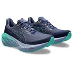 Tênis Asics Novablast 4 Feminino Azul/Verde
