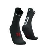 Meia Cano Alto Compressport Racing Socks V4 Run Highcut Unissex
