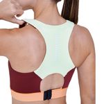 Top Authen Grit Bossa Nadador Feminino Vermelho/Verde