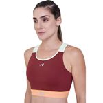 Top Authen Grit Bossa Nadador Feminino Vermelho/Verde