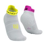 Meia Cano Curto Compressport Racing Socks V4 Run Lowcut Unissex