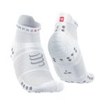 Meia Cano Curto Compressport Racing Socks V4 Run Lowcut Unissex