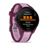 Monitor Cardíaco Garmin Forerunner 165 Music Unissex cor Roxa