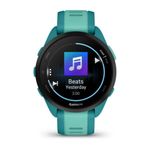 Monitor Cardíaco Garmin Forerunner 165 Music Unissex cor Verde Água