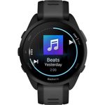 Monitor Cardíaco Garmin Forerunner 165 Music Unissex cor Preta