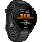 Monitor Cardíaco Garmin Forerunner 165 Music Unissex cor Preta