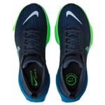 Tênis Nike ZoomX Invincible Run Flyknit 3 Masculino Azul Escuro com Verde