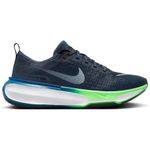 Tênis Nike ZoomX Invincible Run Flyknit 3 Masculino Azul Escuro com Verde
