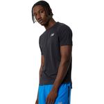 T-shirt Performance New Balance Impact Run Masculina Preto