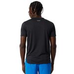 T-shirt Performance New Balance Impact Run Masculina Preto