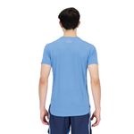 T-shirt Performance New Balance Impact Run Masculina Azul