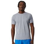T-shirt Performance New Balance Impact Run Masculina Cinza