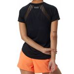 T-shirt Performance New Balance Impact Run 3 Feminina Preto