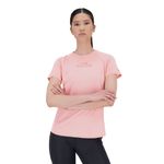 T-shirt Performance New Balance Impact Run 3 Feminina Rosa