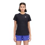 T-shirt Performance New Balance Q Speed Jacquard Feminina Preto