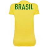 T-shirt Performance Puma CBAT Athletics Feminina Amarelo