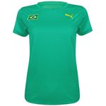 T-shirt Performance Puma CBAT Athletics Feminina Verde