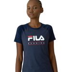 T-shirt Performance Fila Pro 2 Feminina Azul